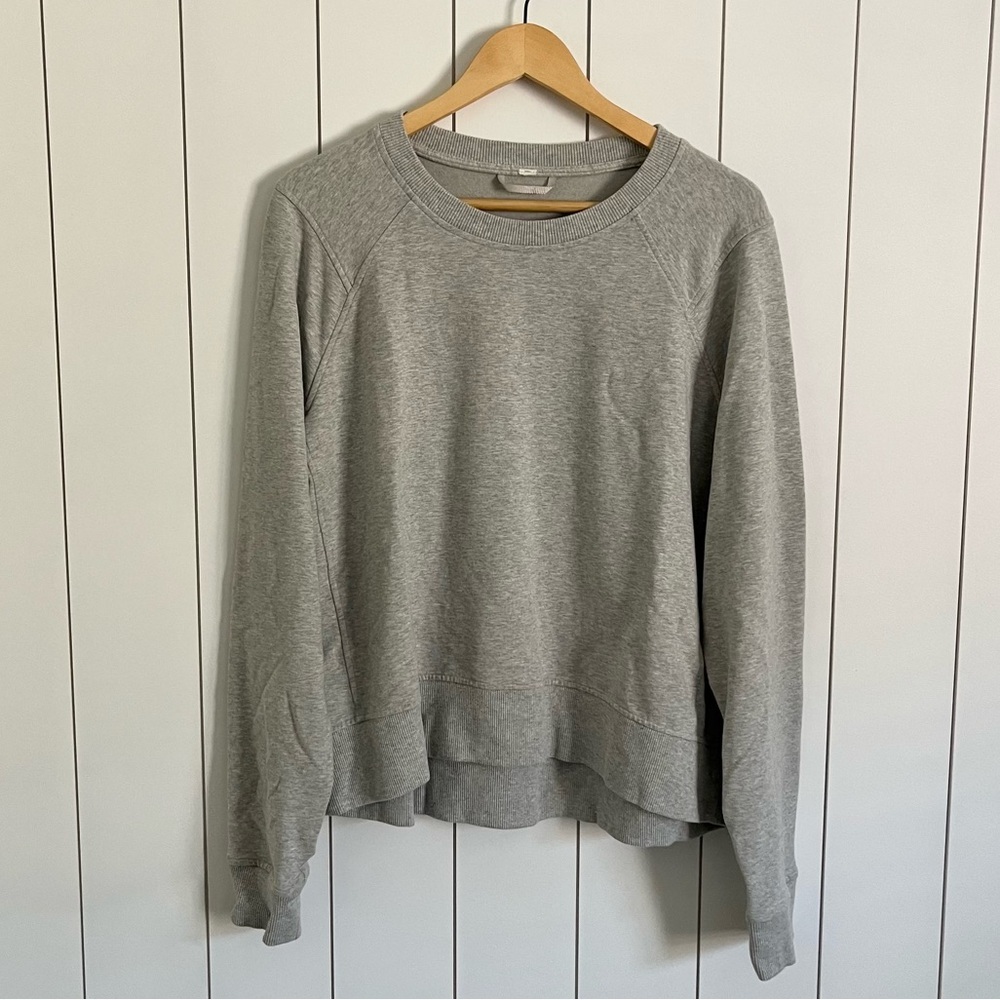 Lululemon Heather Grey Crewneck Sweatshirt